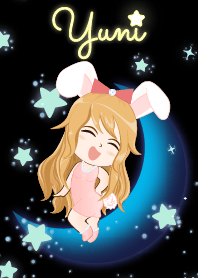 Yuni- Bunny girl on Blue Moon