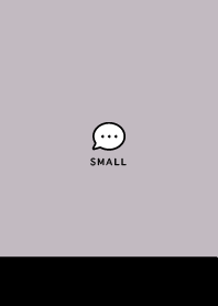 Small Button Black&PurpleGray