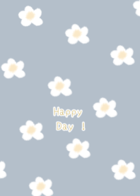 happy day White Flower