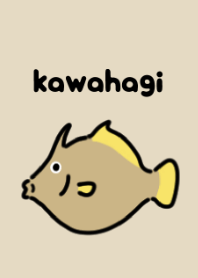 Cute Kawahagi theme