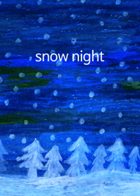 snow night