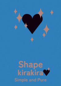 kirakira heart blue