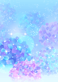 【紫陽花】やさしい水彩タッチの着せかえ✨