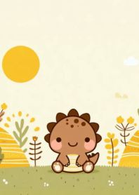 Cute little dino kawaii n.26