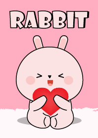 Simple Love Love Pink rabbit Theme (jp)