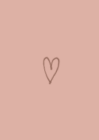 HEART - PINK - BROWN
