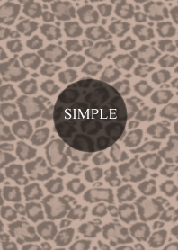 Leopard print. Simple.