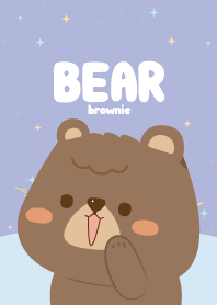Brownie Bear Cute Violet
