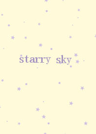 starry sky (lavender yellow)