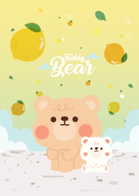 Teddy Bear Love Lemon Kawaii