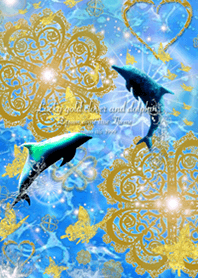 恋愛運♥Lucky clover dolphin