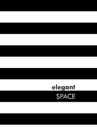 elegant SPACE <BLACK/WHITE>