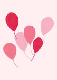 Beautiful PINK Balloons Summer of Love