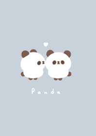 好朋友熊貓. blue beige