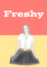 Freshy-yellow, red
