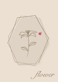 flower <Apple> beige