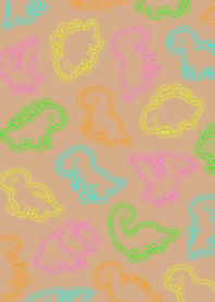 Colorful Dinosaur Glow Party12