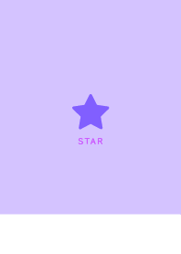 Lucky Star / Lavender Purple&White