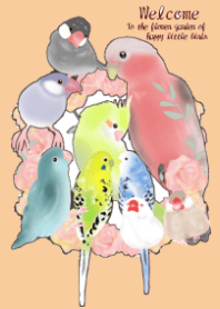 ようこそ 小鳥の花園へ