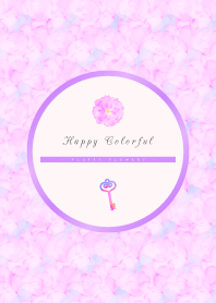 Happy Colorful - fluffy flowers -[J]