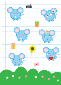 Simple cute mouse theme (JP)