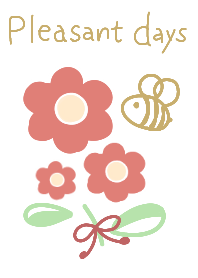 Pleasant days -red-