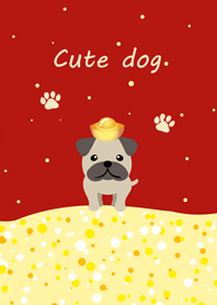 パグは金のインゴットを愛する