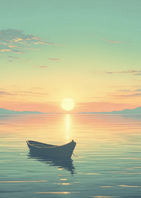 Zen Life-湖上のボート1.1.1