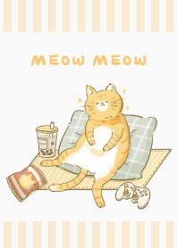 貓貓宇宙的橘貓幸福假日