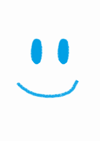 Smile face theme x blue