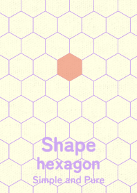 Shape hexagon ikkonzome