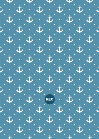 MARINE PATTERN COOL BLUE BEIGE