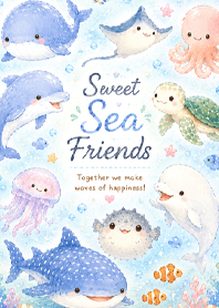 brown Sweet Sea Friends