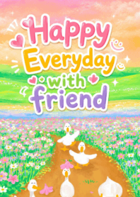 Theme: Happy with friend