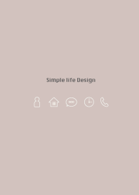 Simple life design -pink violet-