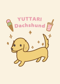 Theme of relax dachshund