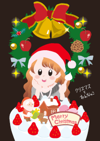 Christmas and cute girl