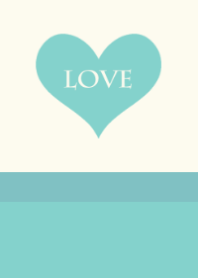 LOVE HEART -TURQUOISE BLUE-