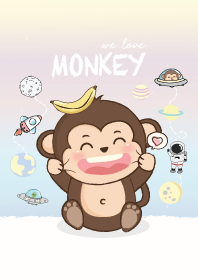 Monkey Pastel.
