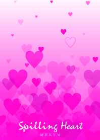 Spilling Heart -Pink 2-