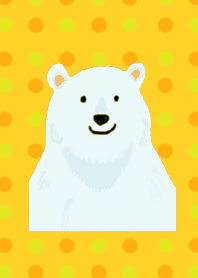 Pop white bear yellow version