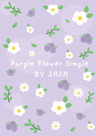 ดอกไม้ สีม่วง เรียบง่าย By จาจา