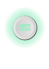 Mint Green & White Button
