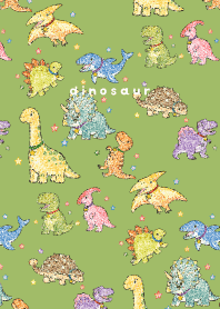 My beloved Dinosaurs03 moss green