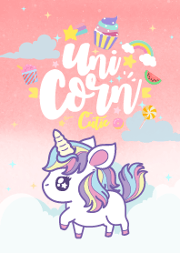 Unicorn Kawaii Love Cutie
