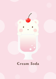 Cream Soda -Bear- peach Bubble