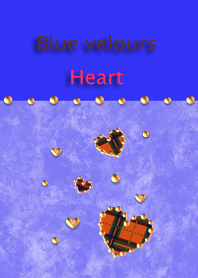 Blue velours(Heart)