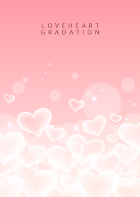 LOVE HEART GRADATION Pink&Beige 29