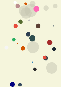 Layered Polkadot Art