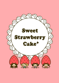 スイートストロベリーケーキ